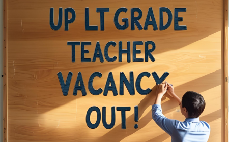 UP LT Grade Teacher Vacancy 2025